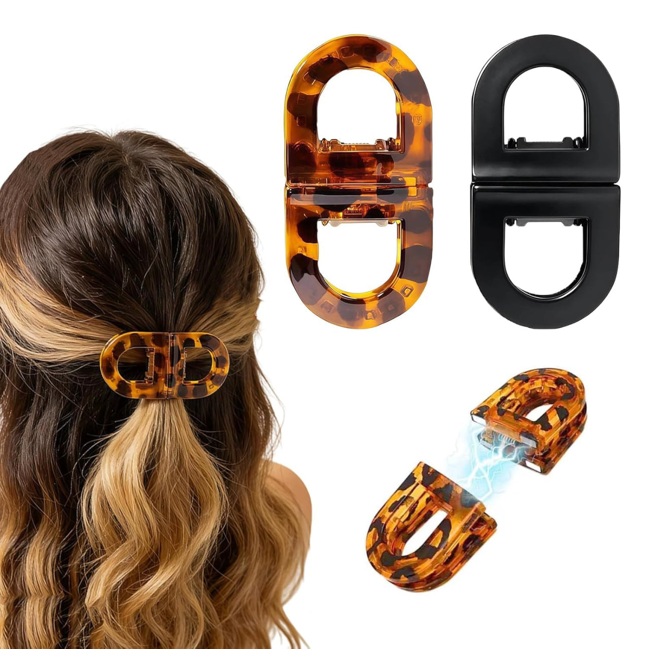 Magnetic Hair Clip | Detachable Magnetic Clips for Hair wholesale @ 88 rs pp