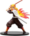 Demon Slayer Kyojuro Rengoku Action Figure 15.2 cm | Premium Flame Hashira Anime Collectible Display Statue with Nichirin Sword, Iconic Flame Cape & Sturdy Display Base | Detailed Figure for Desk Decor, Gaming Setup, Collection & Gift for Anime Fans