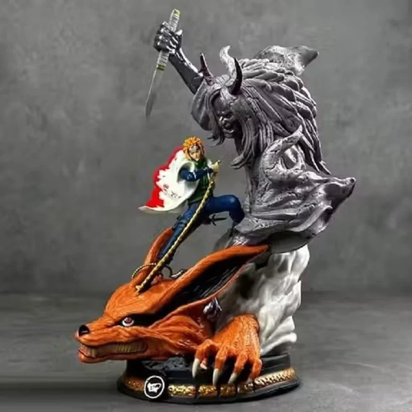 Namikaze Minato 28cm Anime Action Figure with Shikigami Sealing Technique Pose