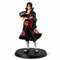 Itachi Uchiha Action Figure 21cm | Naruto Shippuden Akatsuki Premium PVC Anime Collectible Statue with Display Stand