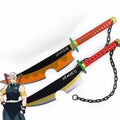 Demon Slayer Tengen Uzui 2 set Wooden Katana 78cm Wholesale