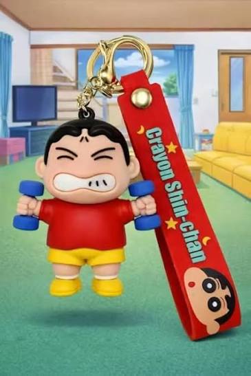 Shinchan Gym Keychian Pack of 5 pcs (35/-pp)